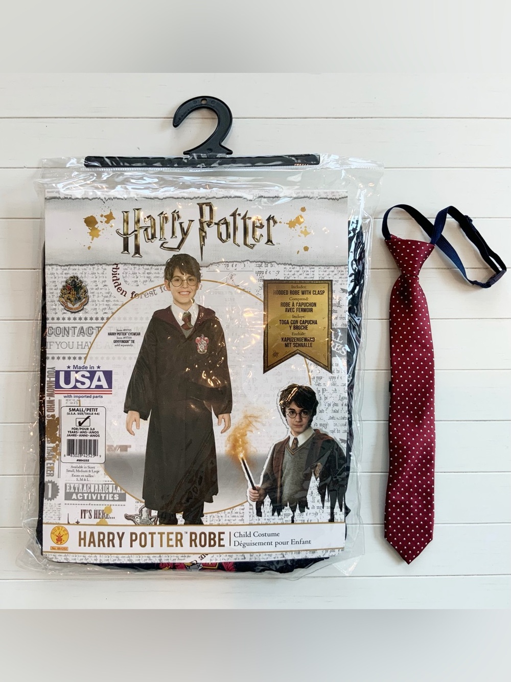 Harry Potter Robe Child Costume & H&M Necktie - Bundle Of Two